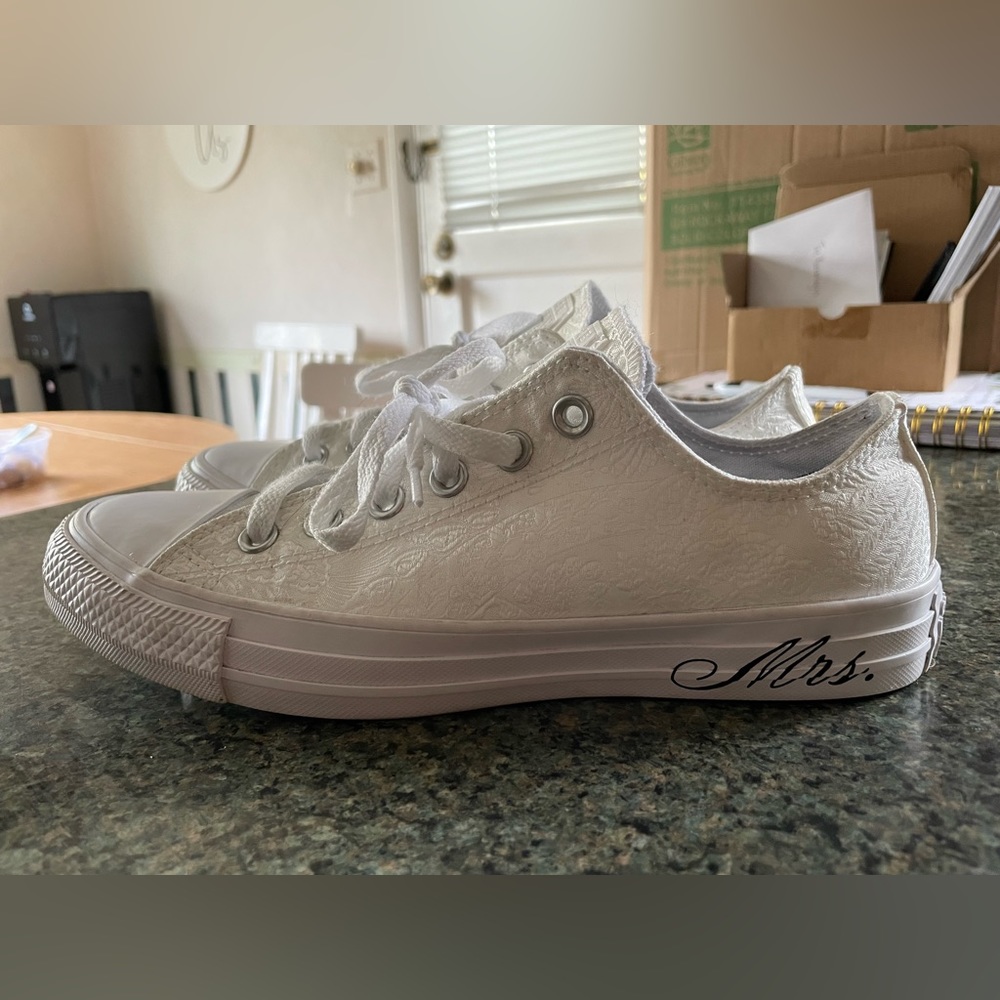 Bridal Mrs. Converse Shoes